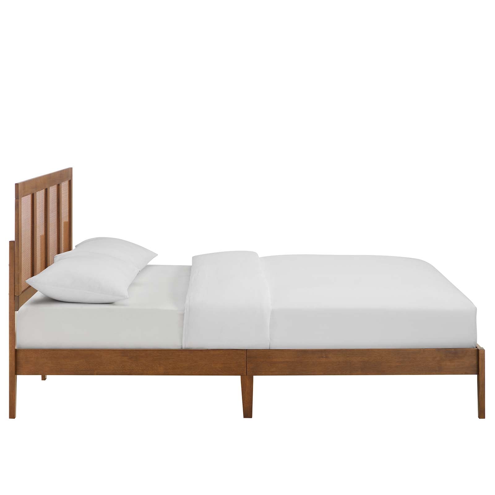 Sirocco Rattan and Wood Queen Platform Bed By Modway - MOD-7154 | Beds | Modishstore - 17