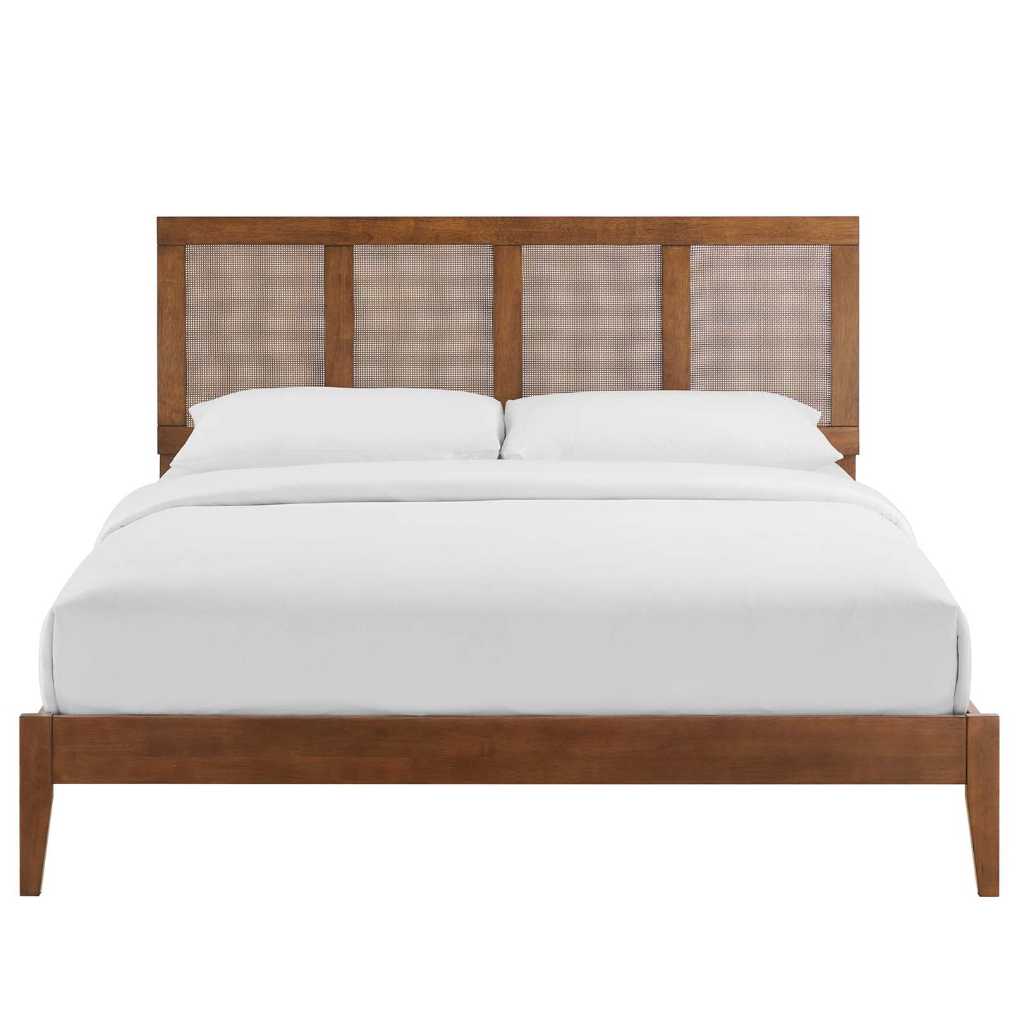 Sirocco Rattan and Wood Queen Platform Bed By Modway - MOD-7154 | Beds | Modishstore - 18
