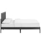 Sirocco Rattan and Wood King Platform Bed By Modway - MOD-7155 | Beds | Modishstore - 6