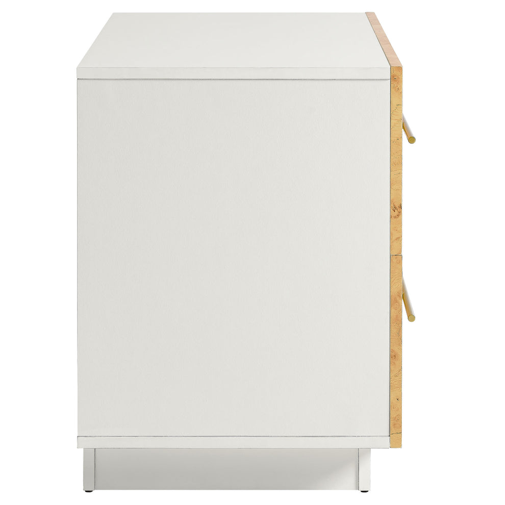 Abel 2-Drawer Burl Wood Nightstand by Modway | Drawers | Modishstore - 3