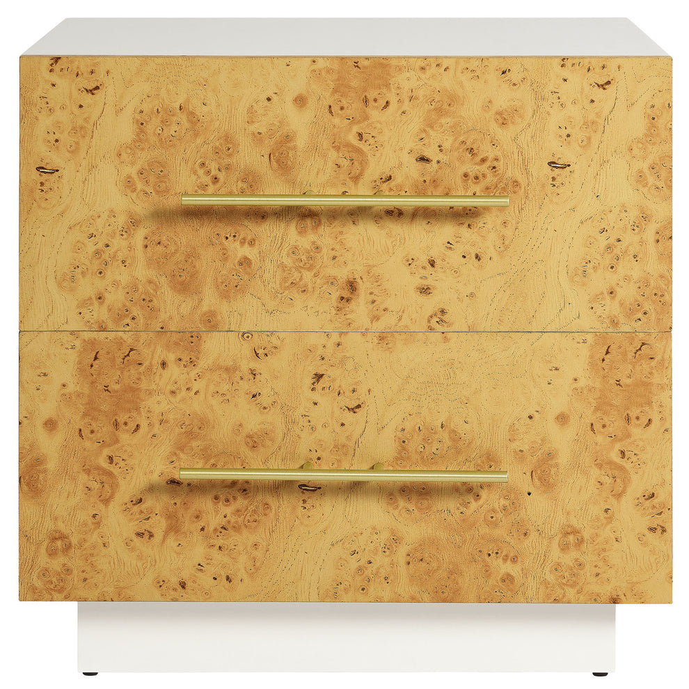 Abel 2-Drawer Burl Wood Nightstand by Modway | Drawers | Modishstore - 4