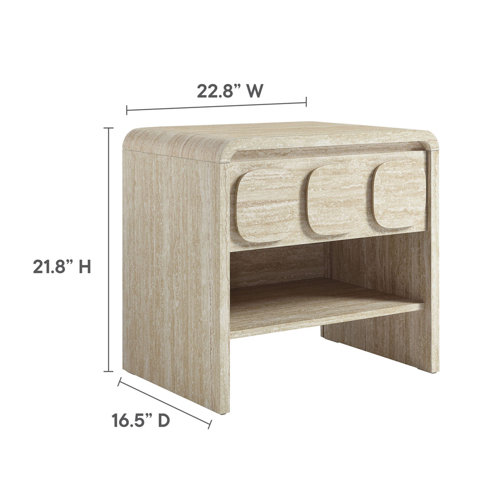 Toscana 1-Drawer Nightstand by Modway | Drawers | Modishstore - 18