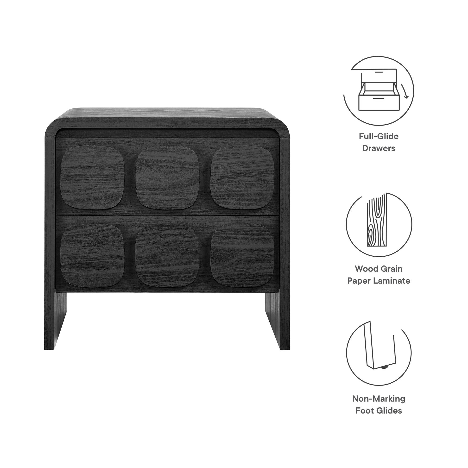 Toscana 2-Drawer Nightstand by Modway | Drawers | Modishstore - 9