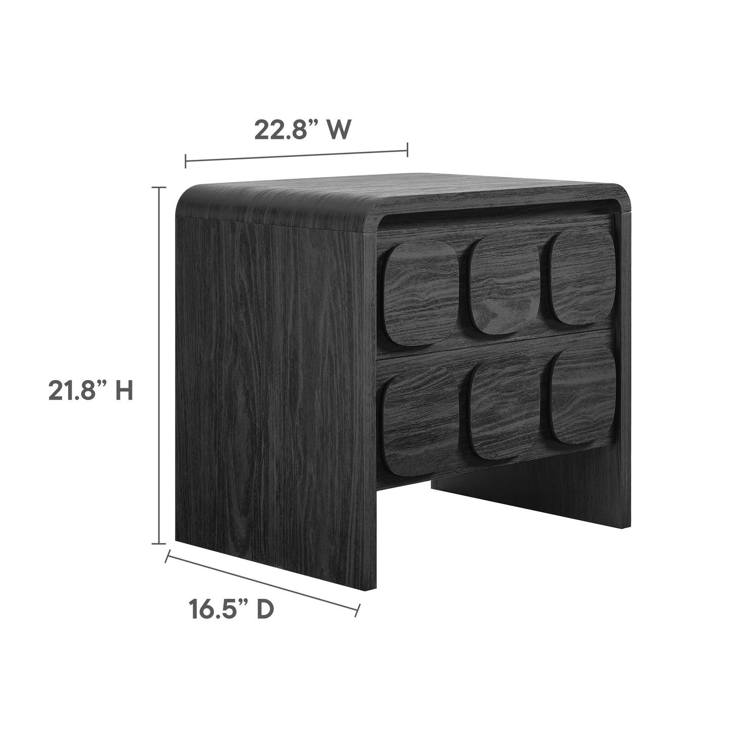 Toscana 2-Drawer Nightstand by Modway | Drawers | Modishstore - 10