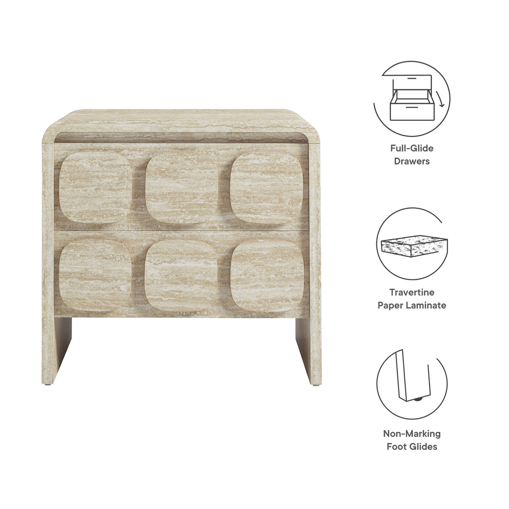 Toscana 2-Drawer Nightstand by Modway | Drawers | Modishstore - 19