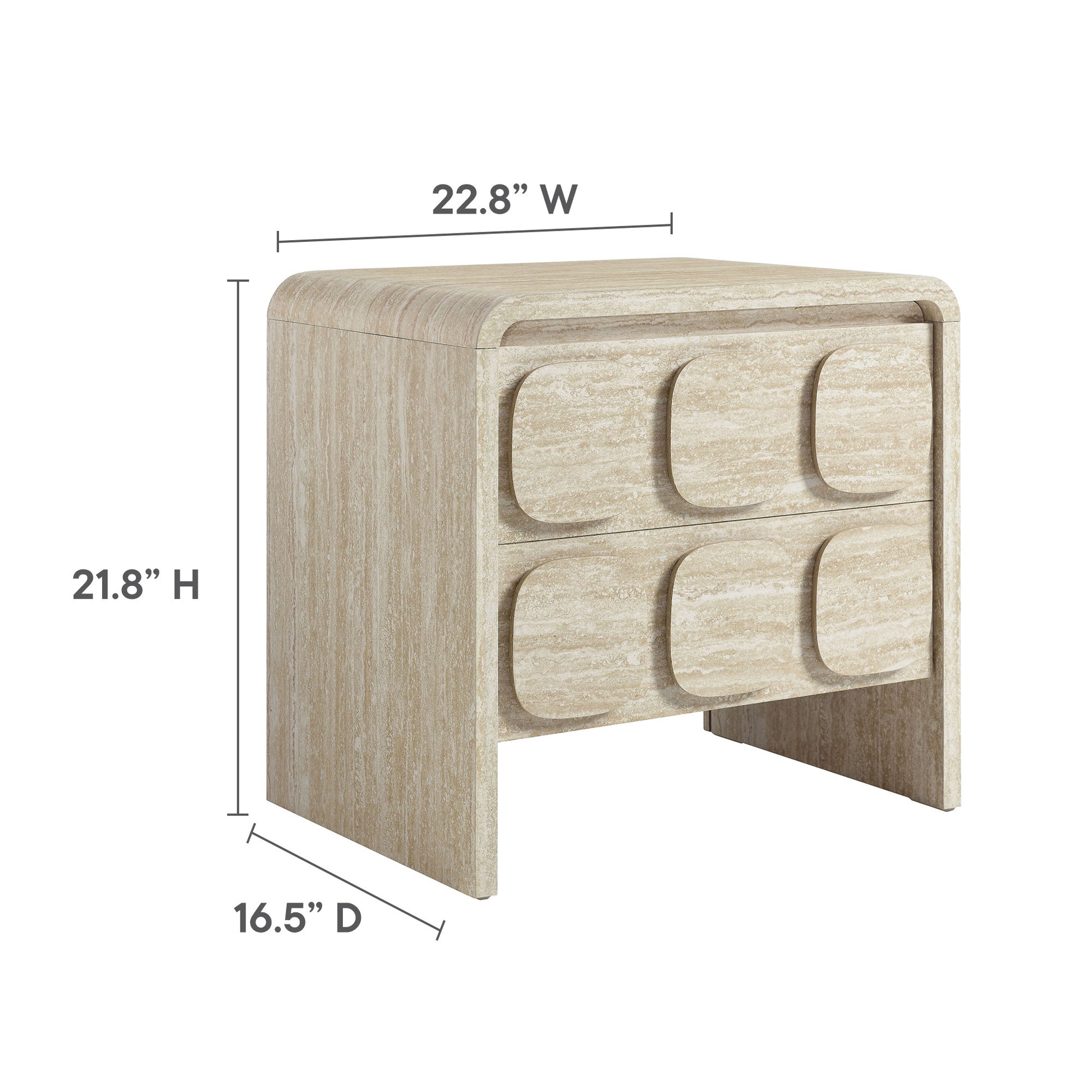 Toscana 2-Drawer Nightstand by Modway | Drawers | Modishstore - 20