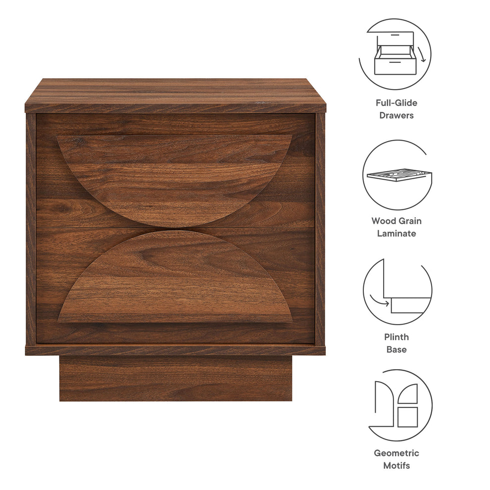 Bulwark 2-Drawer Nightstand by Modway | Drawers | Modishstore - 9