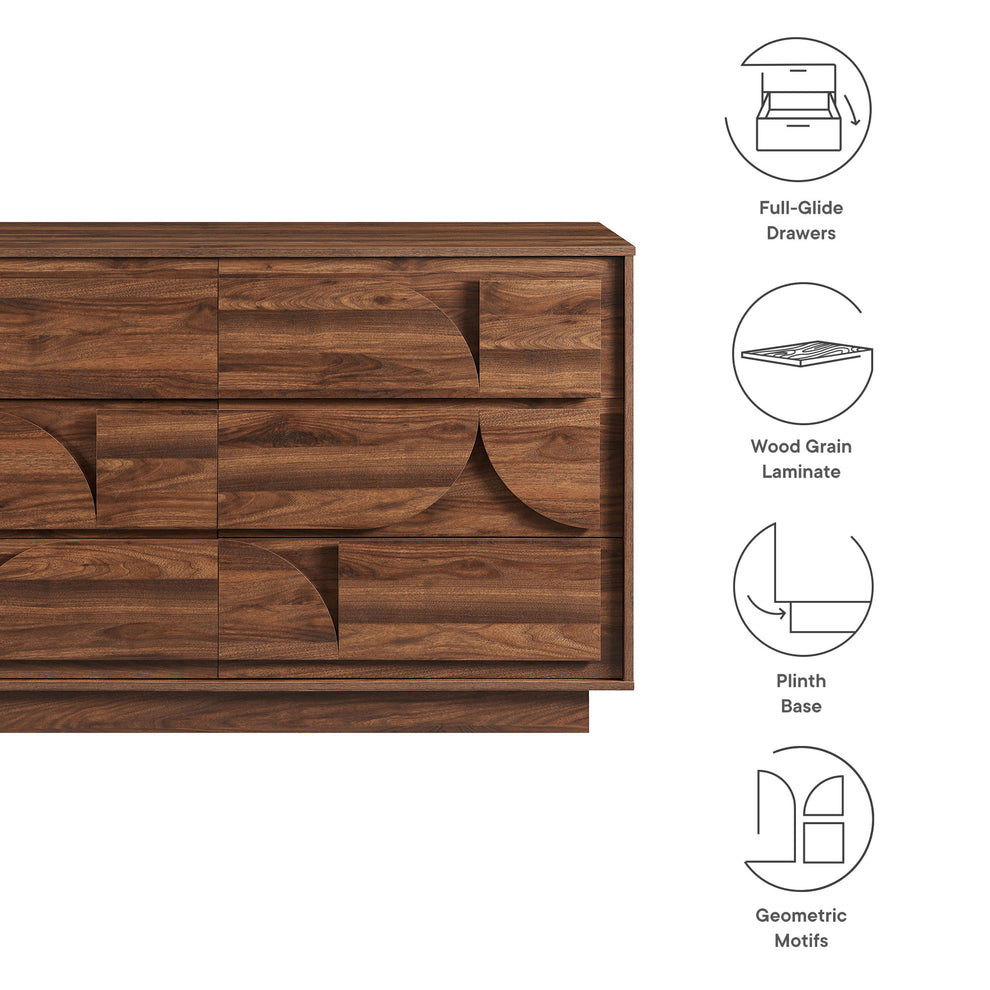 Bulwark 6-Drawer Dresser by Modway | Drawers | Modishstore - 9