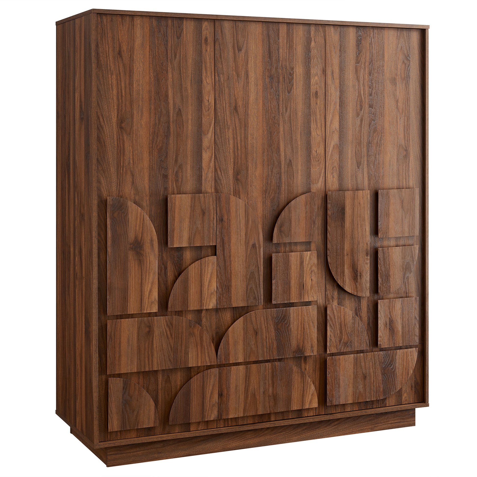 Bulwark 3-Door Wardrobe Closet by Modway | Armoires & Wardrobes | Modishstore - 2