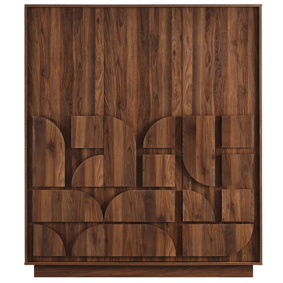 Bulwark 3-Door Wardrobe Closet by Modway | Armoires & Wardrobes | Modishstore - 5