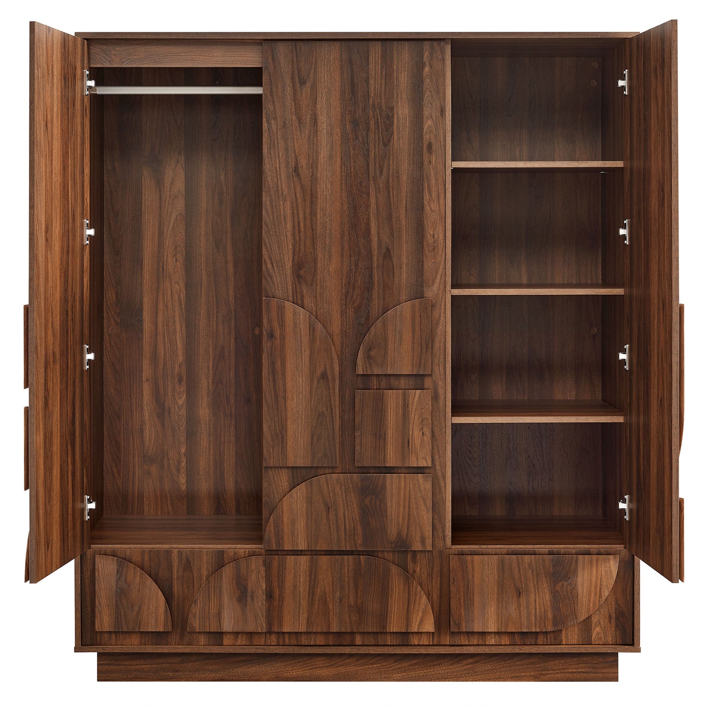 Bulwark 3-Door Wardrobe Closet by Modway | Armoires & Wardrobes | Modishstore - 6