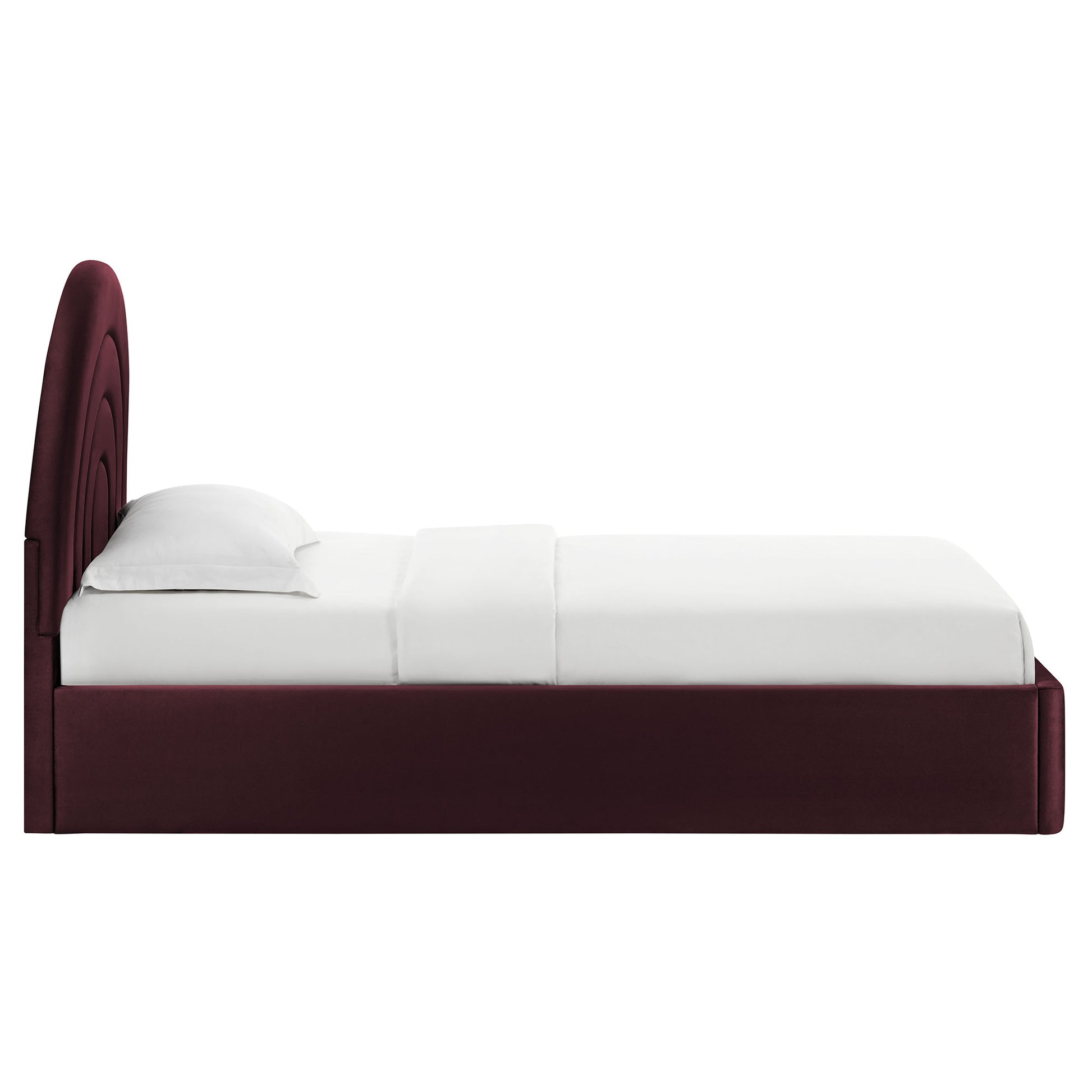 Solana Arched Performance Velvet Twin Platform Bed by Modway | Beds | Modishstore - 30