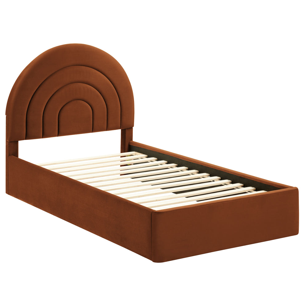 Solana Arched Performance Velvet Twin Platform Bed by Modway | Beds | Modishstore - 38