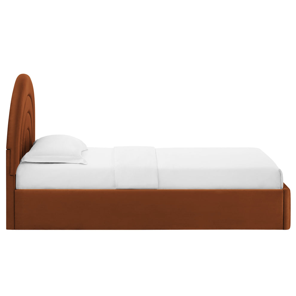 Solana Arched Performance Velvet Twin Platform Bed by Modway | Beds | Modishstore - 39