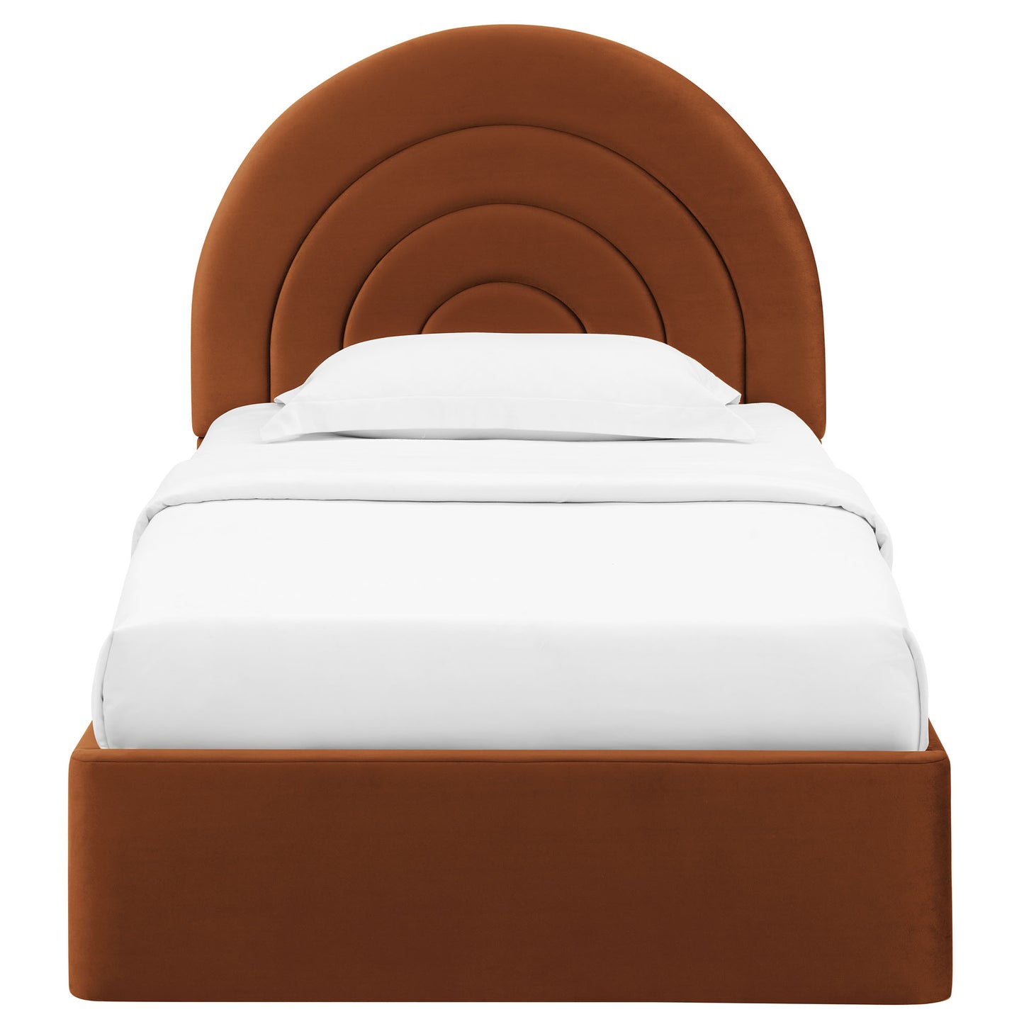 Solana Arched Performance Velvet Twin Platform Bed by Modway | Beds | Modishstore - 40