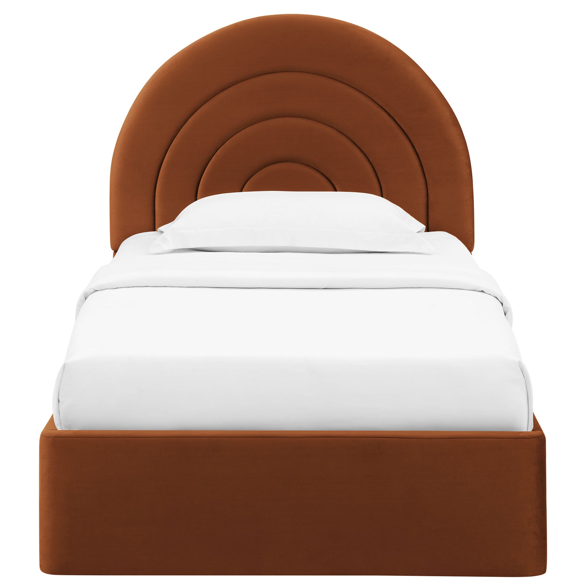 Solana Arched Performance Velvet Twin Platform Bed by Modway | Beds | Modishstore - 40