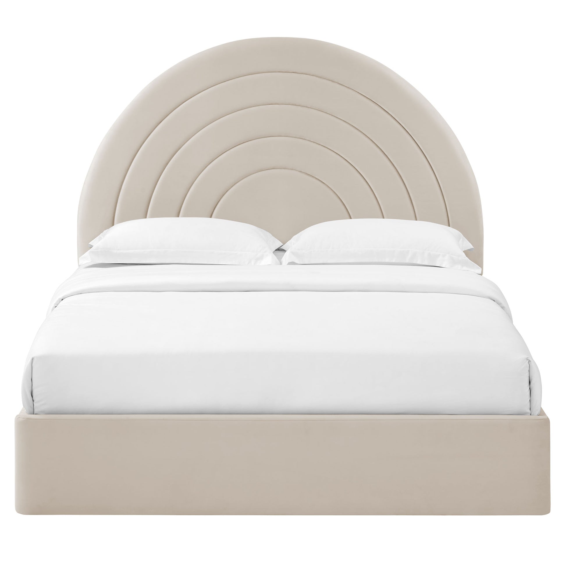 Solana Arched Performance Velvet Full Platform Bed by Modway | Beds | Modishstore - 5