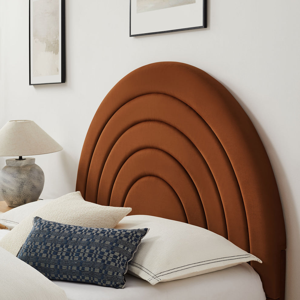 Solana Arched Performance Velvet Full Platform Bed by Modway | Beds | Modishstore - 42
