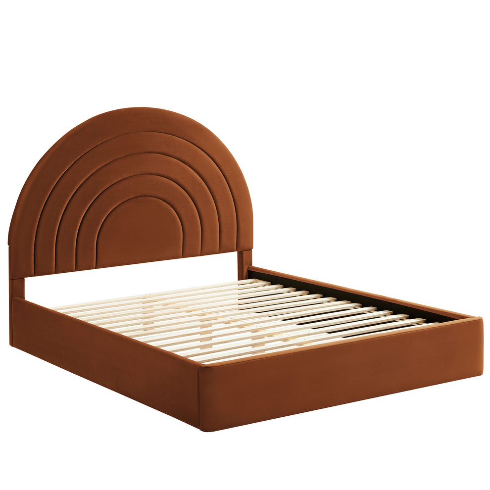Solana Arched Performance Velvet Queen Platform Bed by Modway | Beds | Modishstore - 38