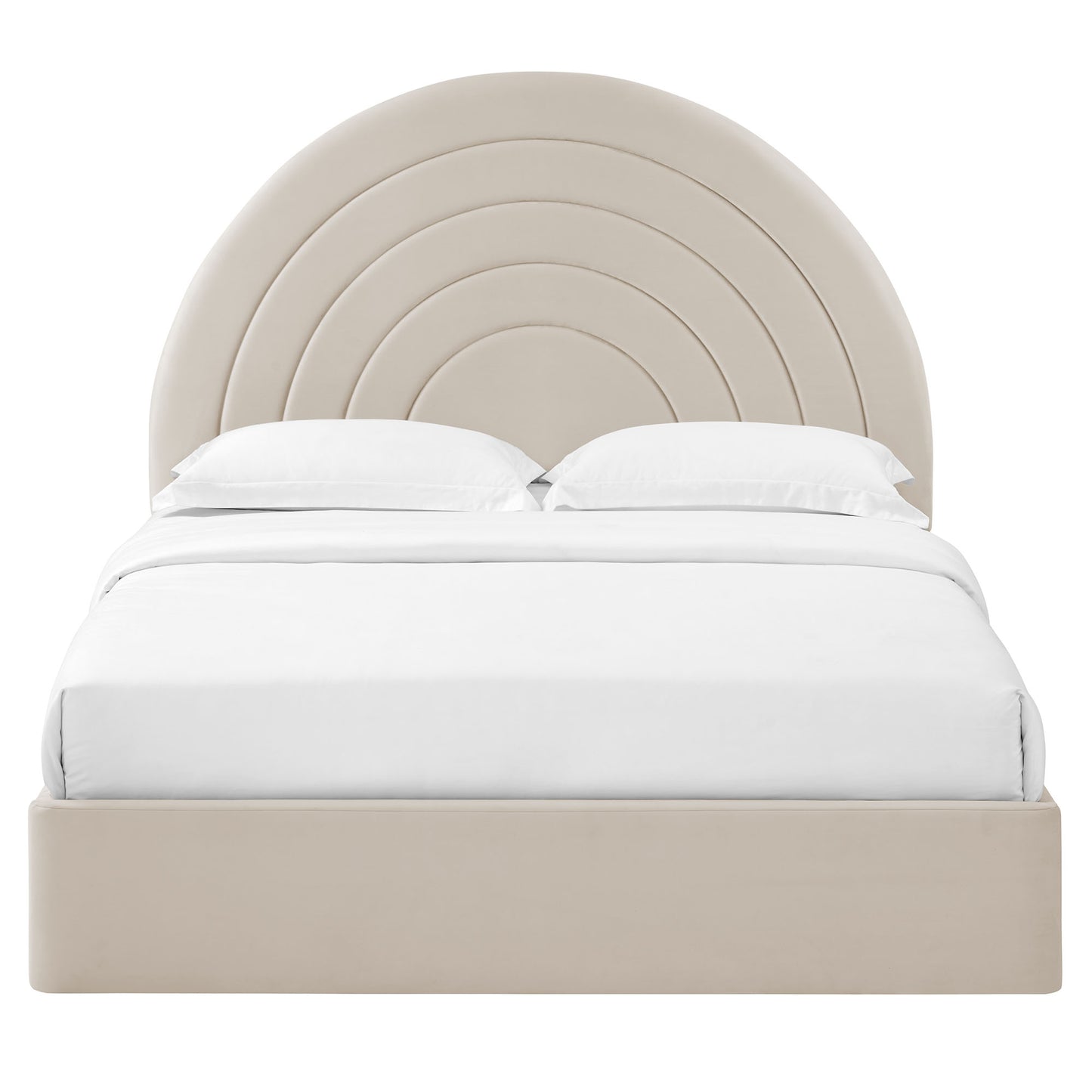 Solana Arched Performance Velvet King Platform Bed by Modway | Beds | Modishstore - 5