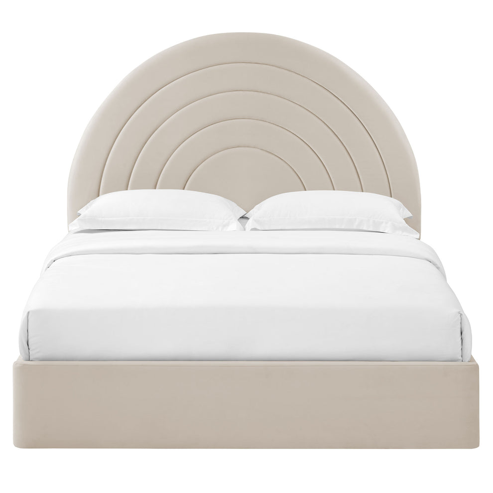 Solana Arched Performance Velvet King Platform Bed by Modway | Beds | Modishstore - 5