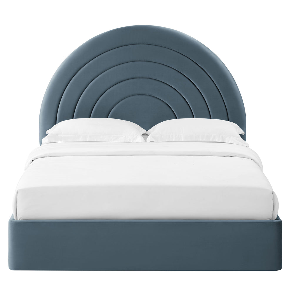 Solana Arched Performance Velvet King Platform Bed by Modway | Beds | Modishstore - 13