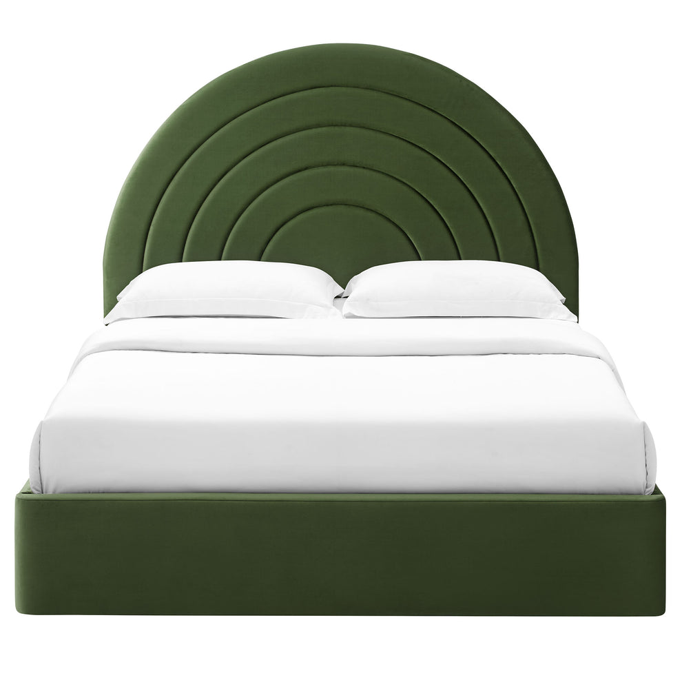 Solana Arched Performance Velvet King Platform Bed by Modway | Beds | Modishstore - 22