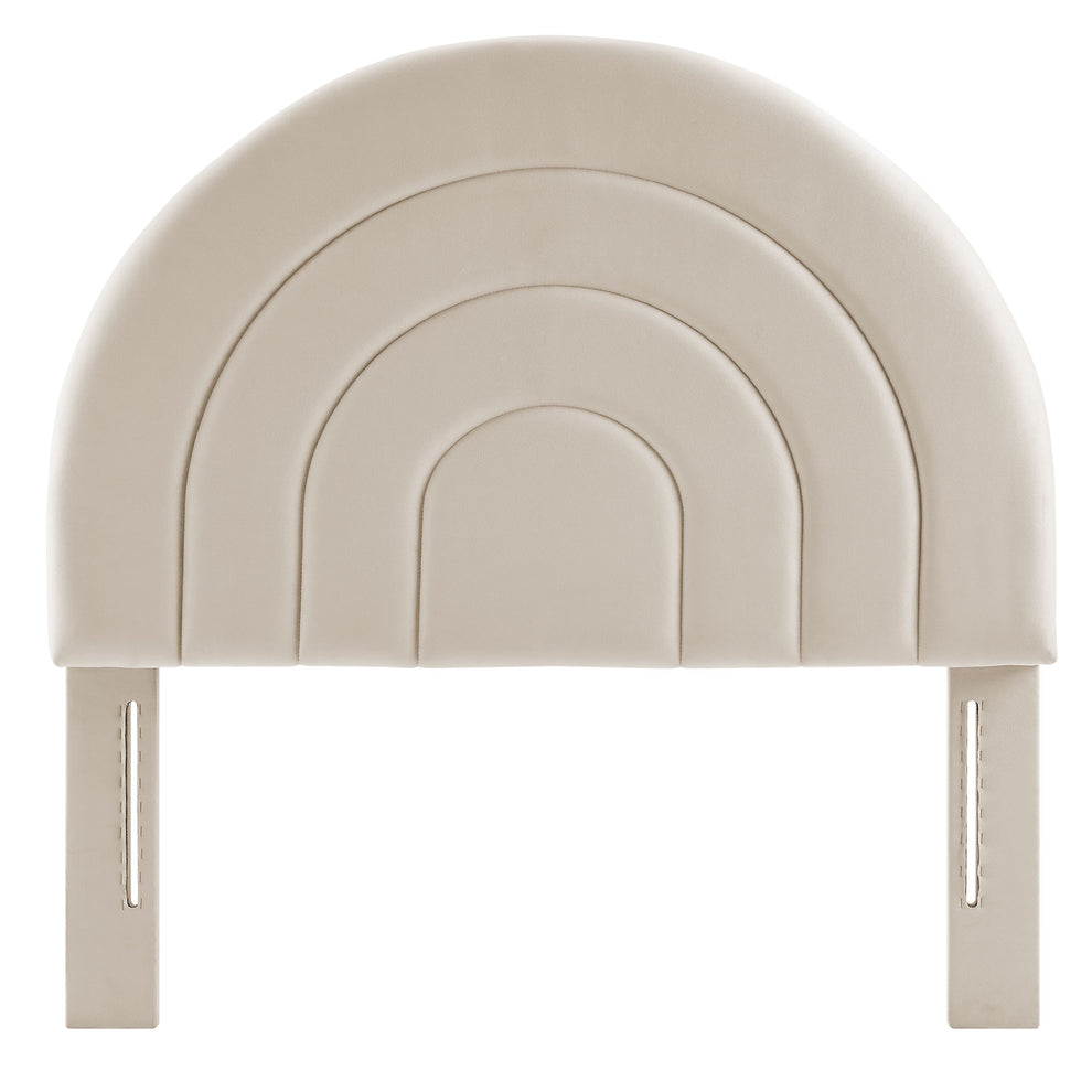 Solana Arched Performance Velvet Twin Headboard by Modway | Headboards | Modishstore - 3