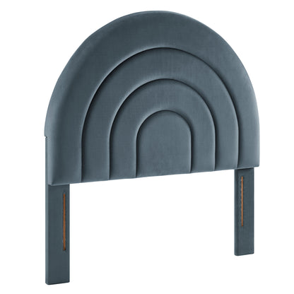 Solana Arched Performance Velvet Twin Headboard by Modway | Headboards | Modishstore - 8