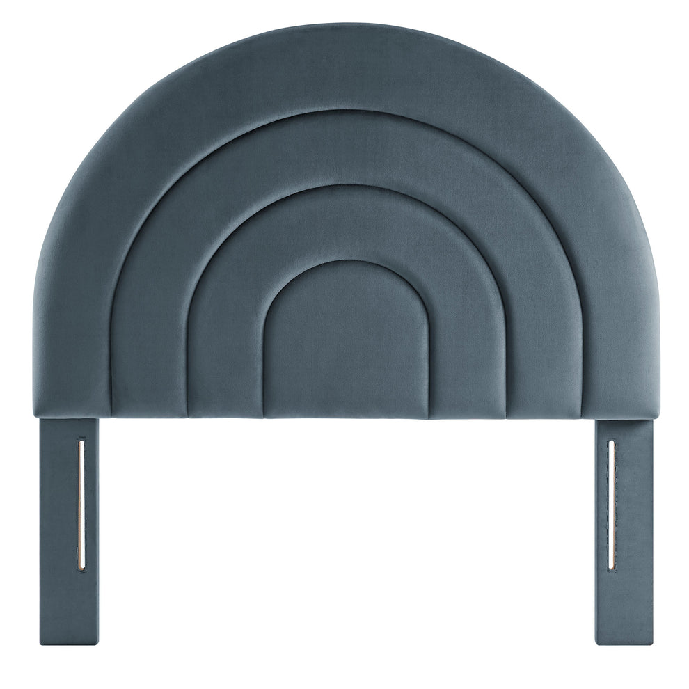 Solana Arched Performance Velvet Twin Headboard by Modway | Headboards | Modishstore - 9