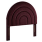 Solana Arched Performance Velvet Twin Headboard by Modway | Headboards | Modishstore - 22