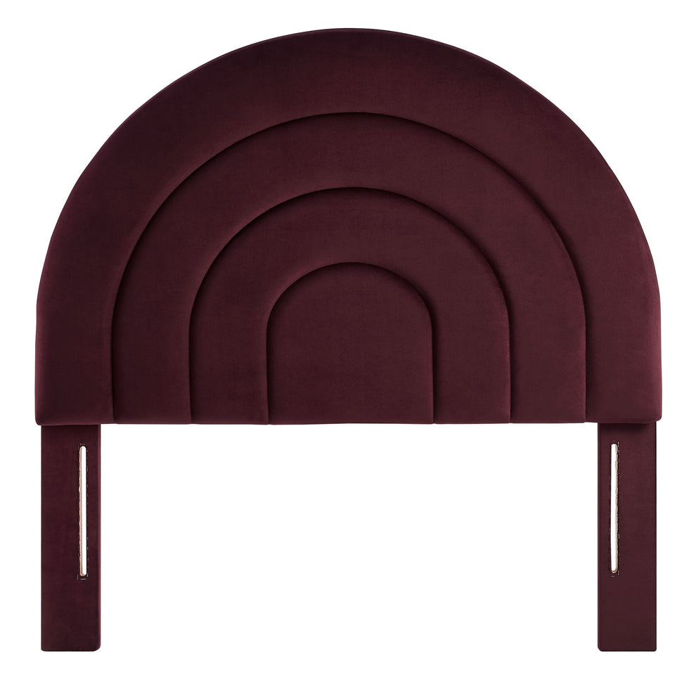 Solana Arched Performance Velvet Twin Headboard by Modway | Headboards | Modishstore - 23