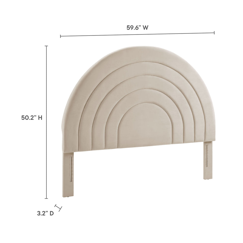 Solana Arched Performance Velvet Full Headboard by Modway | Headboards | Modishstore - 7