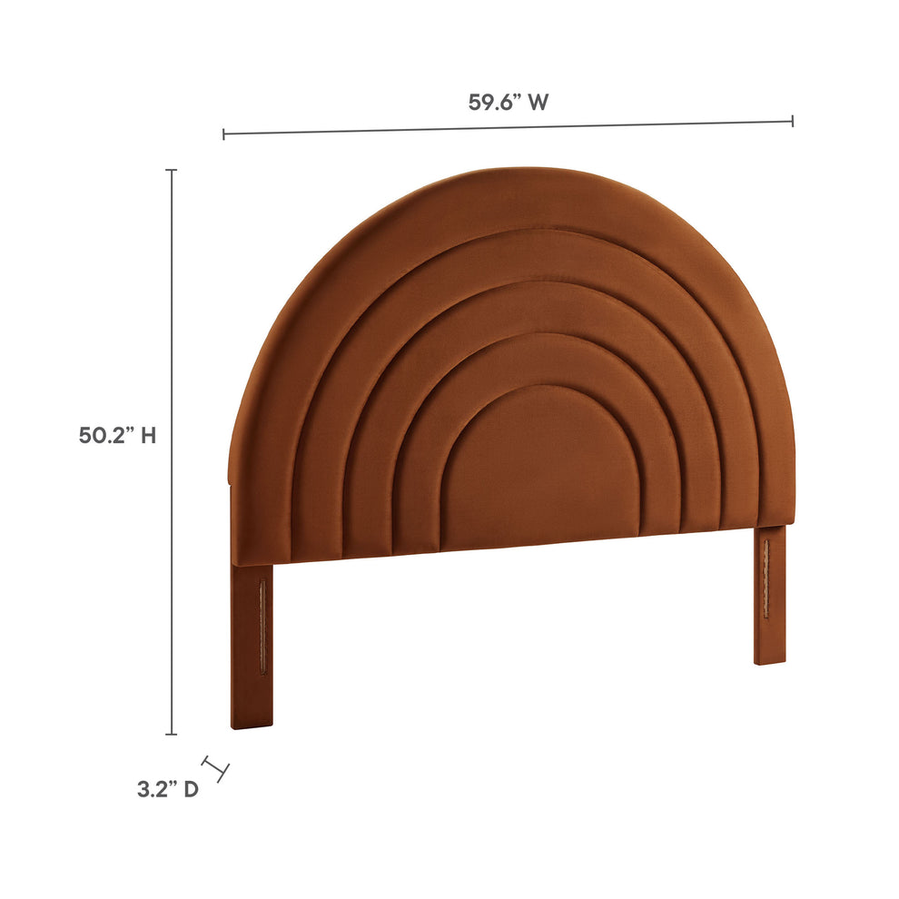 Solana Arched Performance Velvet Full Headboard by Modway | Headboards | Modishstore - 35