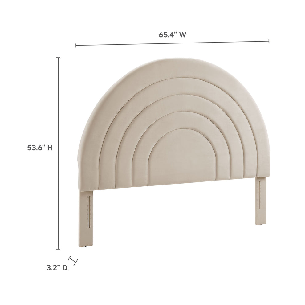 Solana Arched Performance Velvet Queen Headboard by Modway | Headboards | Modishstore - 7