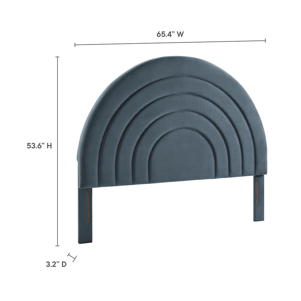 Solana Arched Performance Velvet Queen Headboard by Modway | Headboards | Modishstore - 14