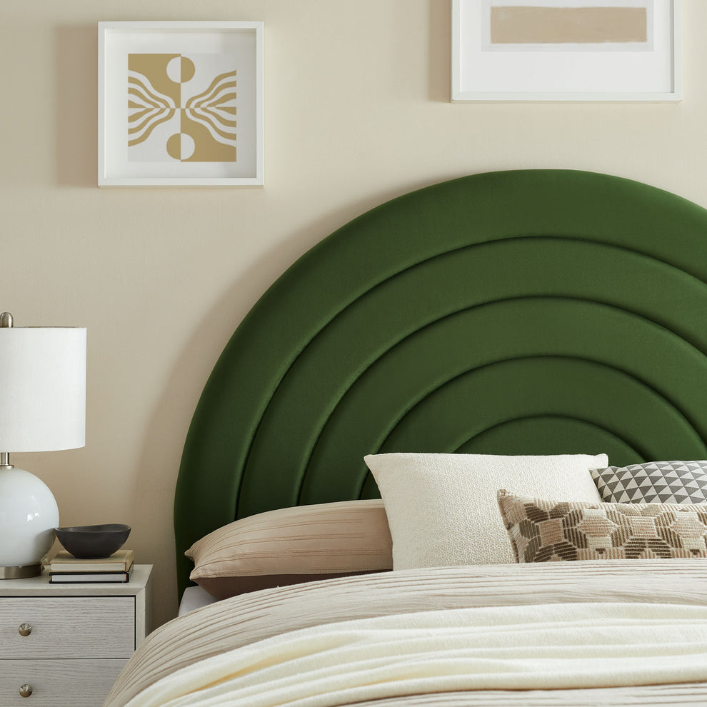 Solana Arched Performance Velvet Queen Headboard by Modway | Headboards | Modishstore - 18