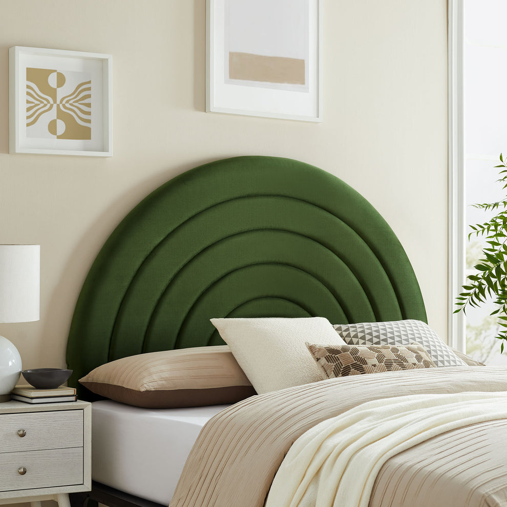 Solana Arched Performance Velvet Queen Headboard by Modway | Headboards | Modishstore - 19