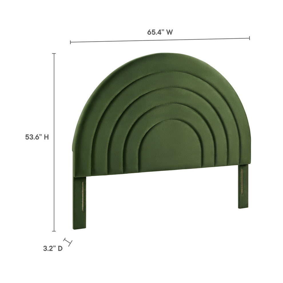 Solana Arched Performance Velvet Queen Headboard by Modway | Headboards | Modishstore - 21