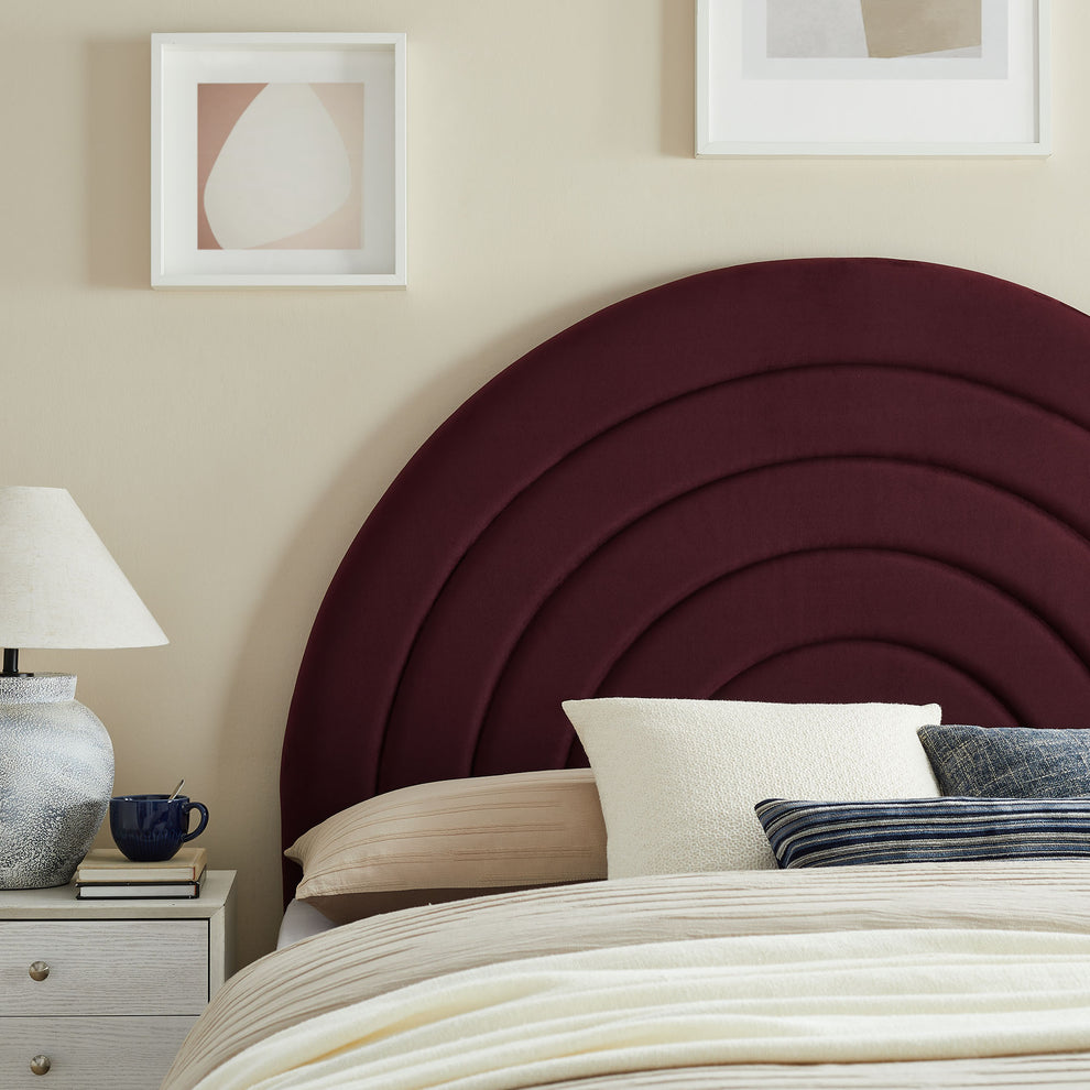 Solana Arched Performance Velvet Queen Headboard by Modway | Headboards | Modishstore - 25