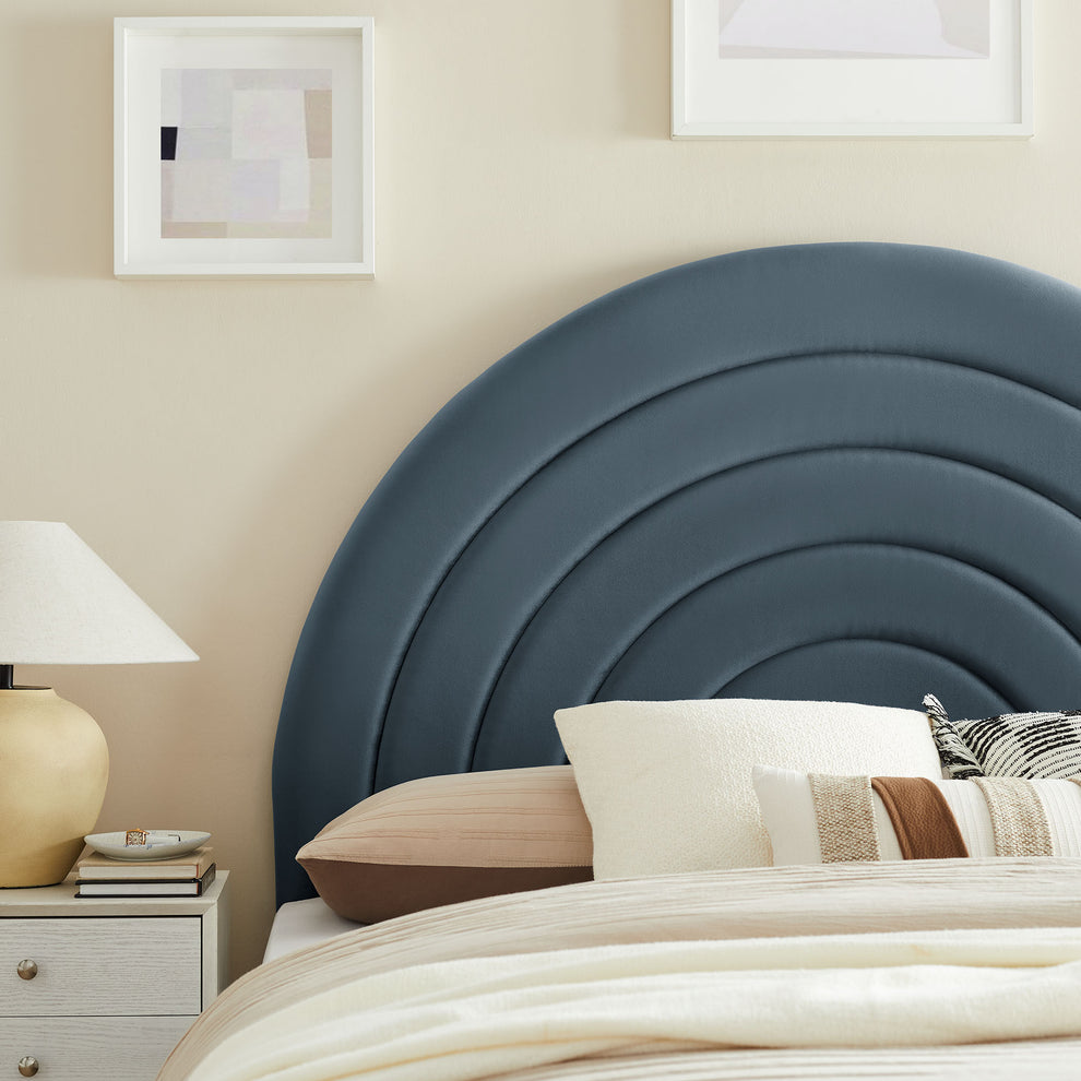 Solana Arched Performance Velvet King Headboard by Modway | Headboards | Modishstore - 11