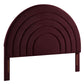 Solana Arched Performance Velvet King Headboard by Modway | Headboards | Modishstore - 22