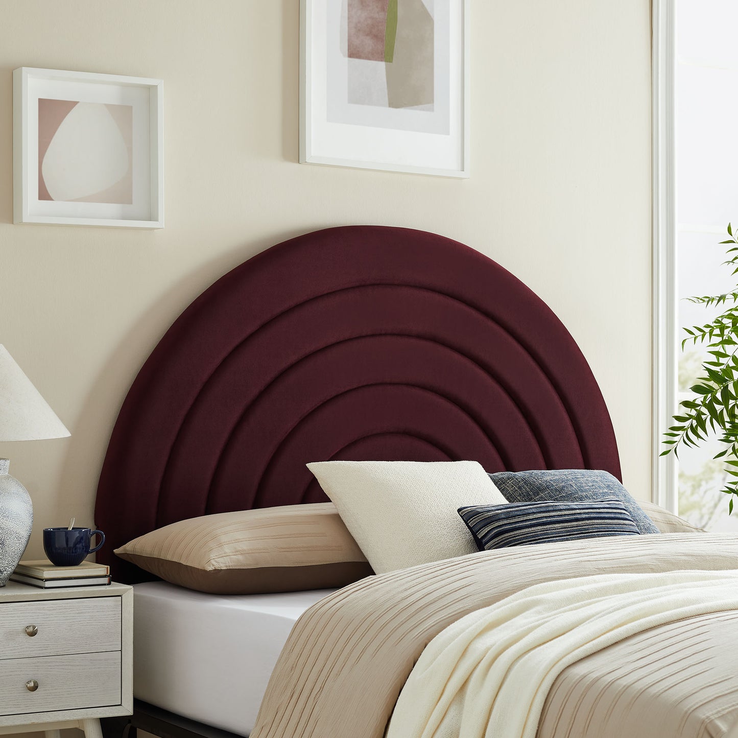 Solana Arched Performance Velvet King Headboard by Modway | Headboards | Modishstore - 26