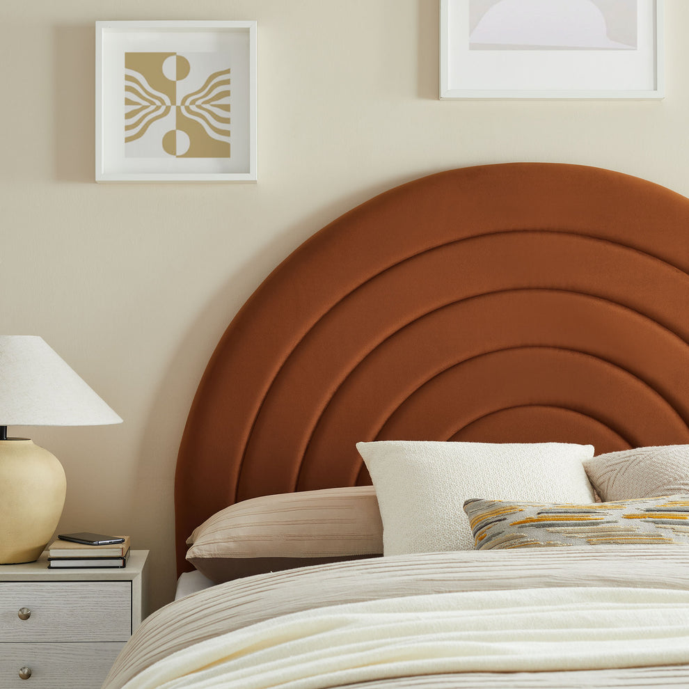 Solana Arched Performance Velvet King Headboard by Modway | Headboards | Modishstore - 32