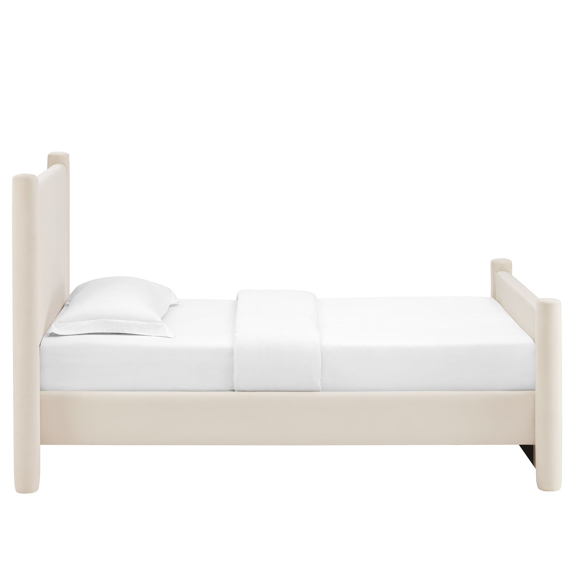Rael Performance Velvet Twin Platform Bed by Modway | Beds | Modishstore - 4