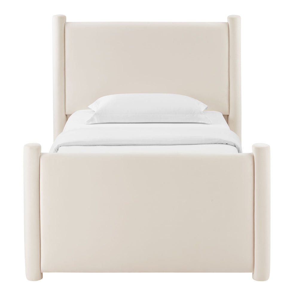 Rael Performance Velvet Twin Platform Bed by Modway | Beds | Modishstore - 5