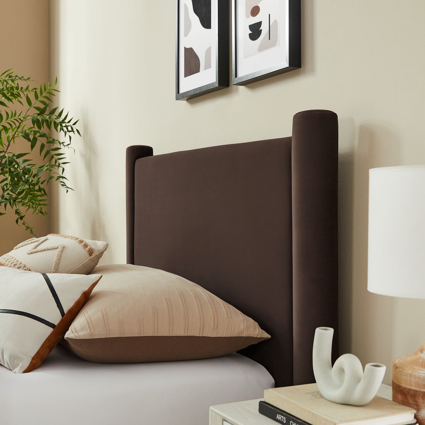 Rael Performance Velvet Twin Platform Bed by Modway | Beds | Modishstore - 15