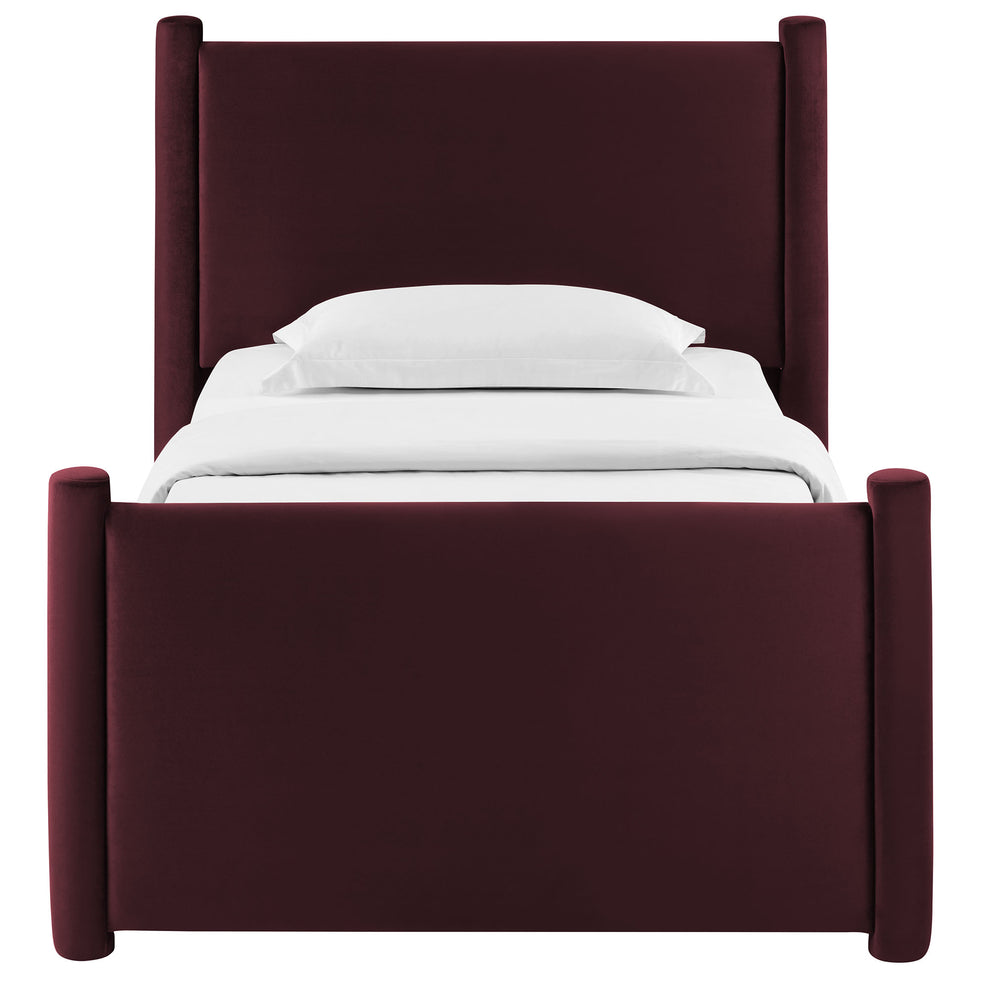 Rael Performance Velvet Twin Platform Bed by Modway | Beds | Modishstore - 22