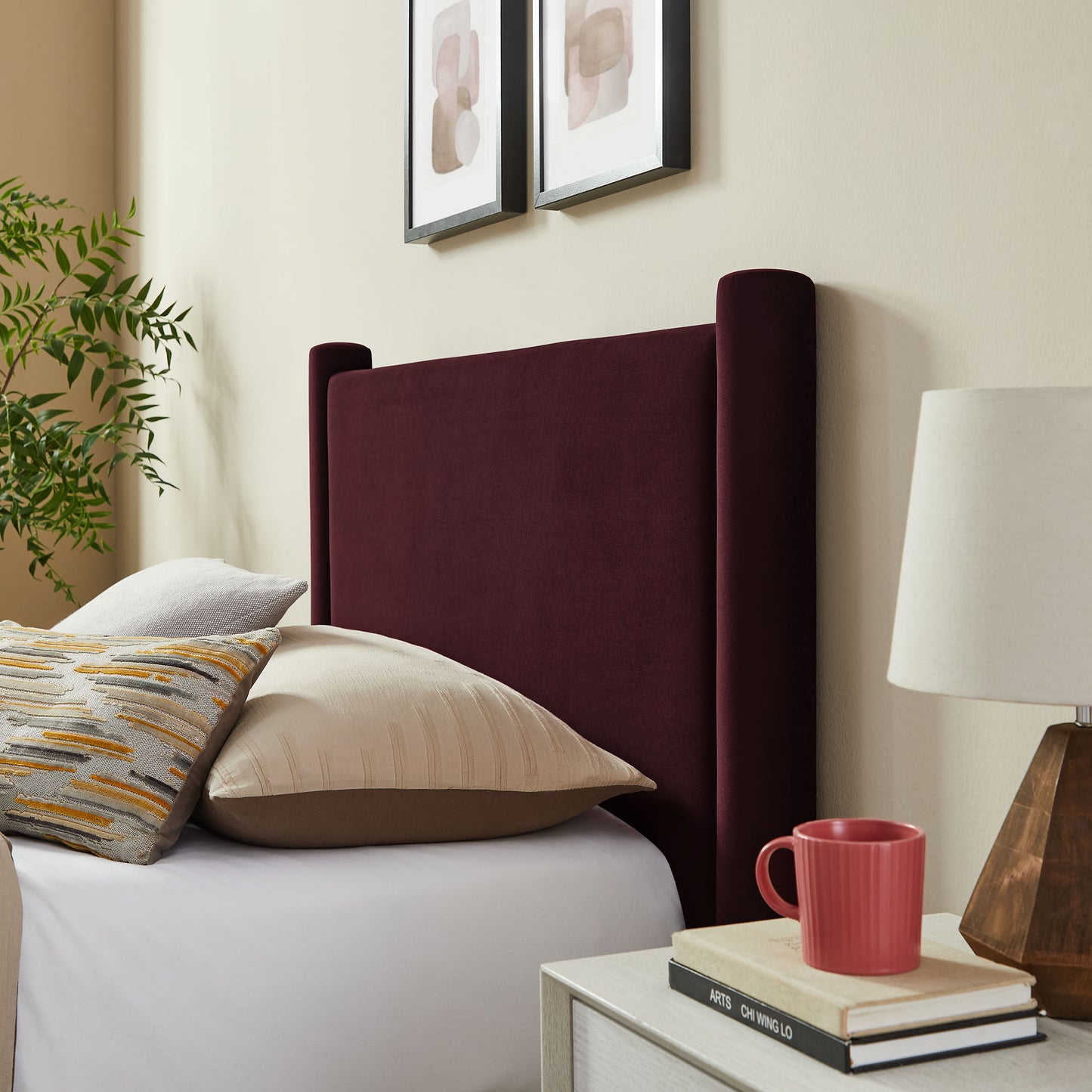 Rael Performance Velvet Twin Platform Bed by Modway | Beds | Modishstore - 24