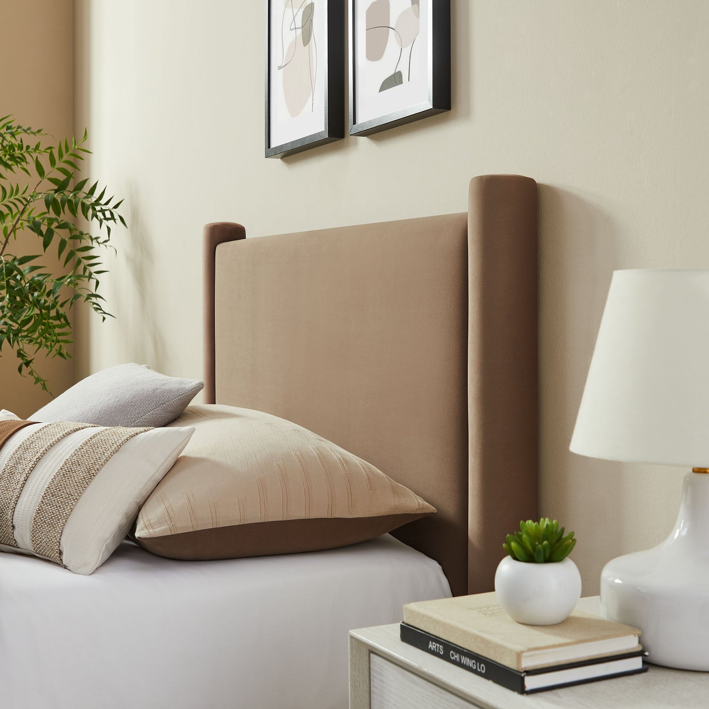 Rael Performance Velvet Twin Platform Bed by Modway | Beds | Modishstore - 33